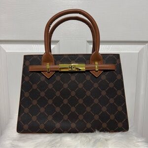 💗 Brown Patterned Handbag